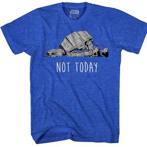 Men's Star Wars Graphic Tee ATAT Not Today T-Shirt